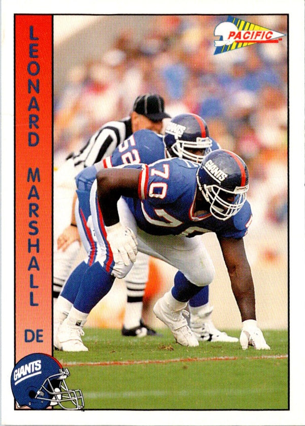 1992 Pacific Leonard Marshall #214