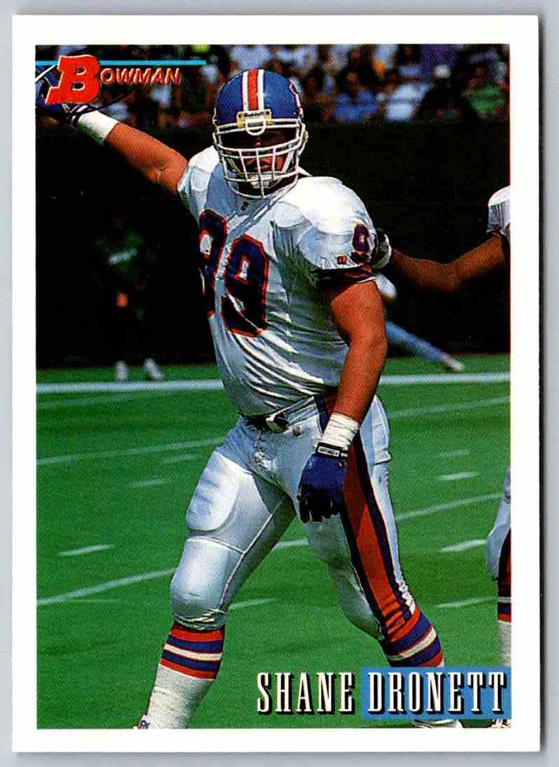 1993 Bowman Football Shane Dronett