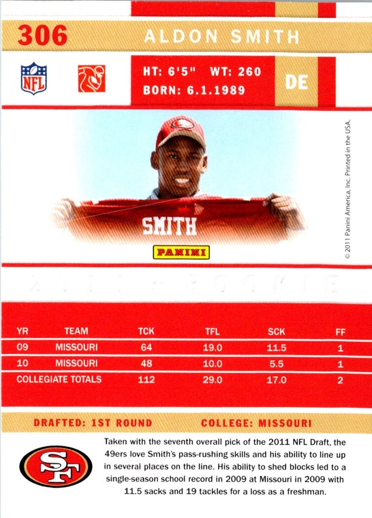 2011 Score Aldon Smith