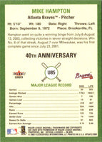 2003 Fleer Tradition Update Mike Hampton #85