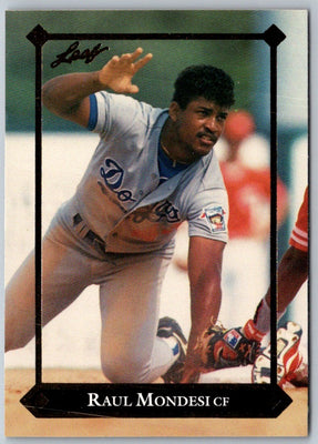 1992 Leaf Gold Rookies Raul Mondesi #BC-16