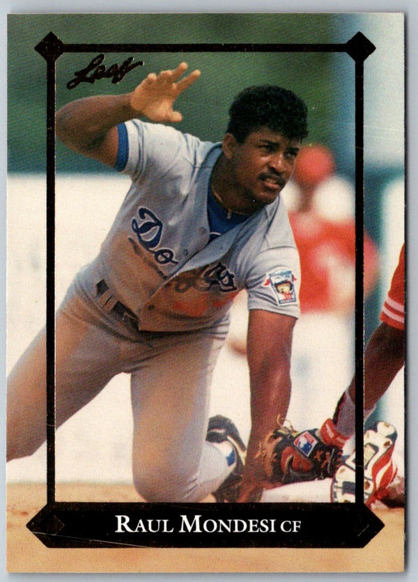 1992 Leaf Gold Rookies Raul Mondesi #BC-16