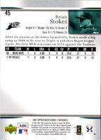2007 Upper Deck Brian Stokes #45