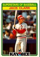 1988 Topps Kay-Bee Superstars of Baseball Jack Clark #5