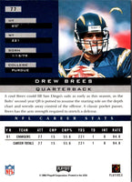 2002 Playoff Honors Drew Brees #77