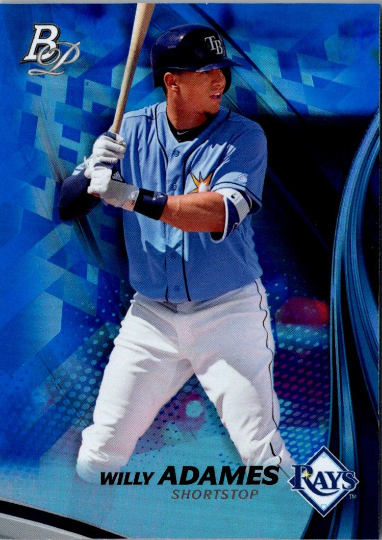 2017 Bowman Platinum Top Prospects Willy Adames