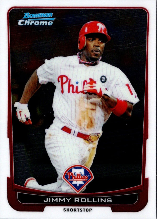 2012 Bowman Chrome Jimmy Rollins #65