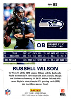 2017 Score Russell Wilson #98