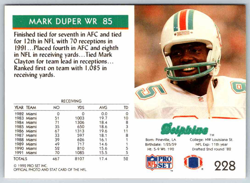 1992 Proset Mark Duper