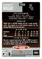2002 Topps Total Dan Wright #938
