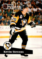 1991 Pro Set Kevin Stevens #185