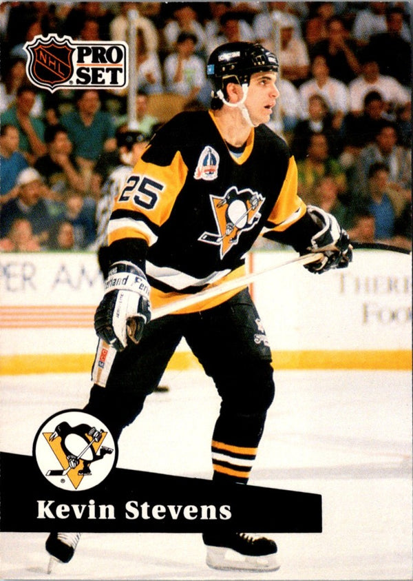 1991 Pro Set Kevin Stevens #185