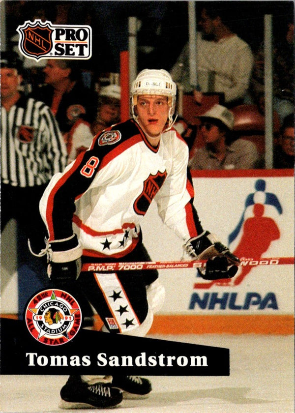 1991 Pro Set Tomas Sandstrom #287