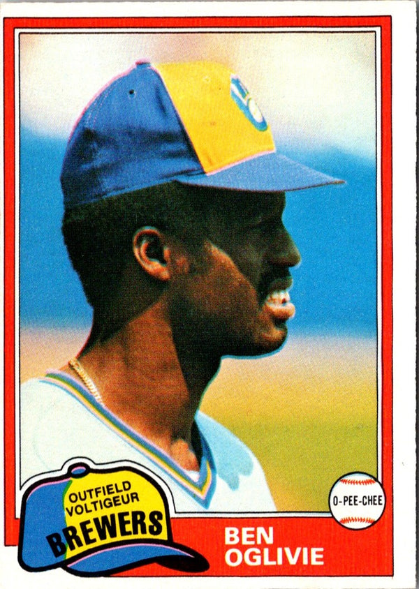 1981 O-Pee-Chee Ben Oglivie #340