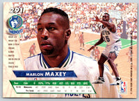 1993 Ultra Marlon Maxey #291