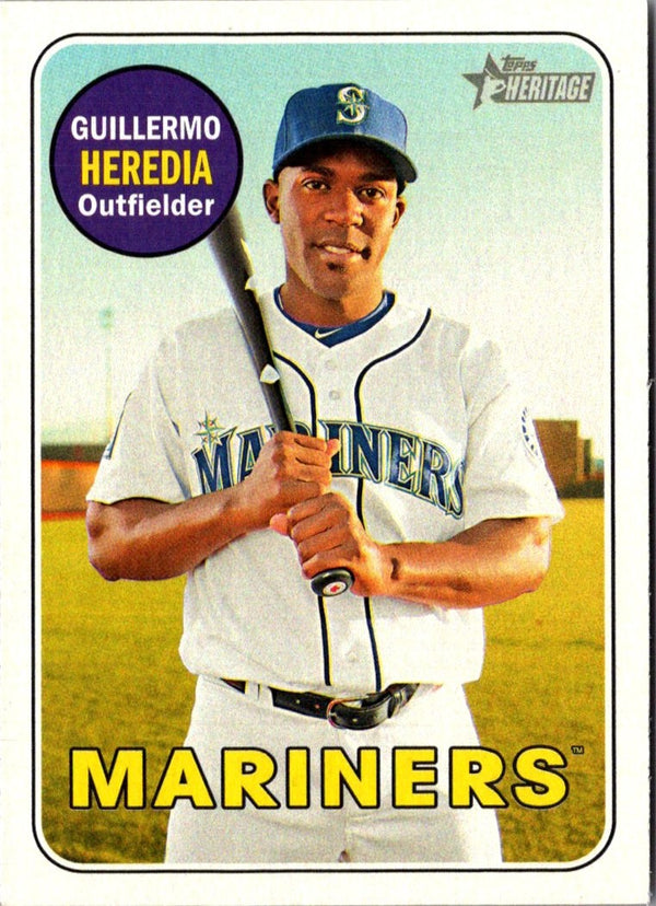 2018 Topps Heritage Guillermo Heredia #186