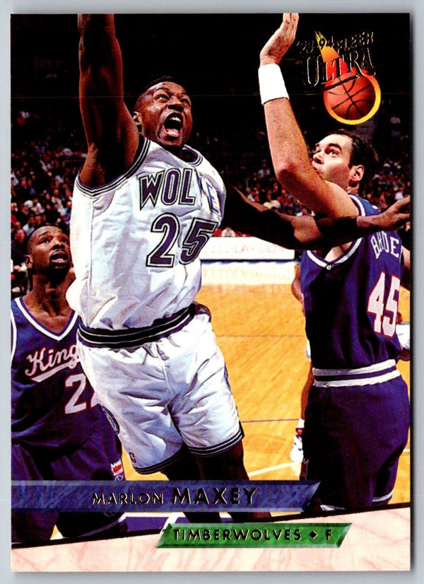 1993 Ultra Marlon Maxey #291