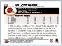 2004 Topps Chrome Peter Warrick #91
