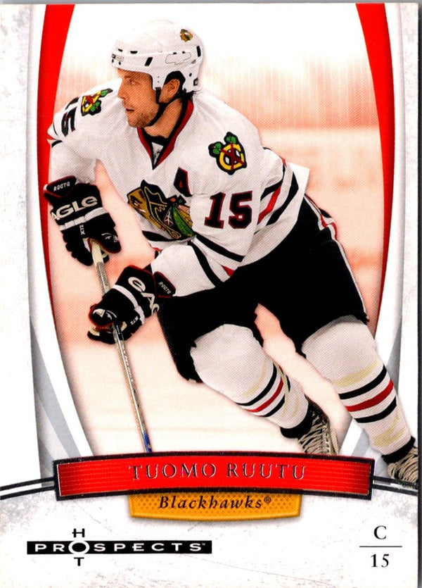 2007 Fleer Hot Prospects Tuomo Ruutu #55