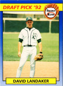 1992 Front Row Draft Picks David Landaker