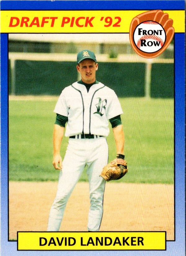 1992 Front Row Draft Picks David Landaker #94