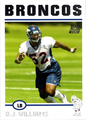 2004 Topps D.J. Williams #336 Rookie
