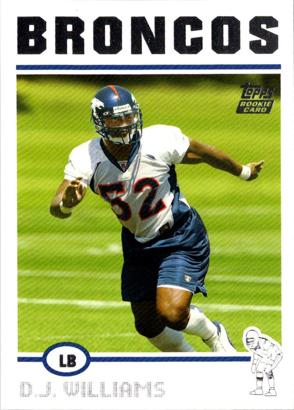 2004 Topps D.J. Williams #336 Rookie