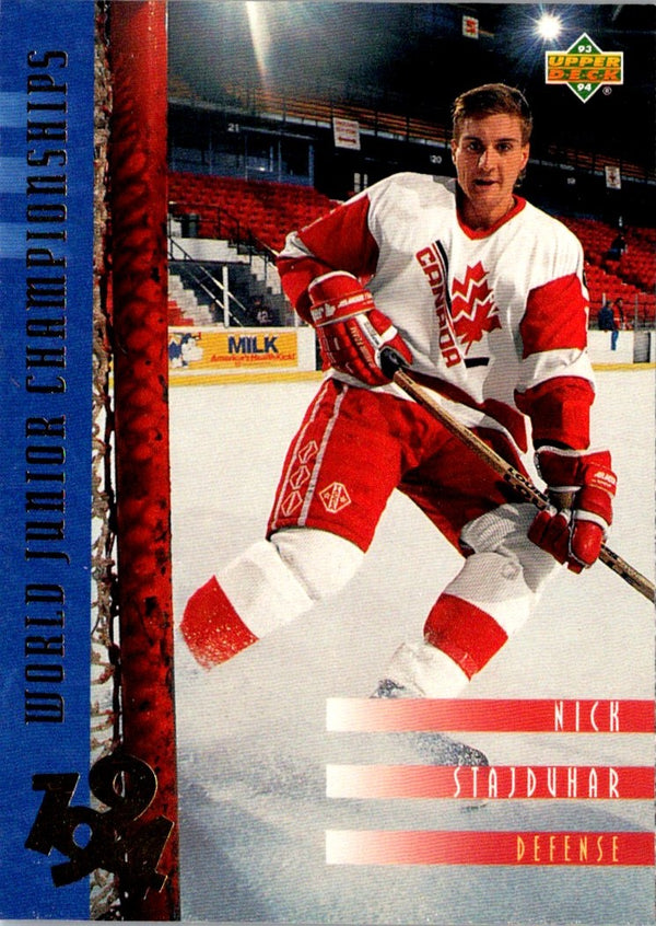 1993 Upper Deck Nick Stajduhar #543 Rookie