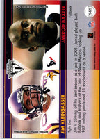 2002 Pacific Private Stock Titanium Retail Jim Kleinsasser/Jarrod Baxter #141 Rookie