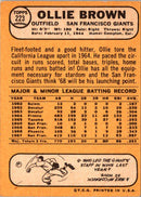 1968 Topps Ollie Brown