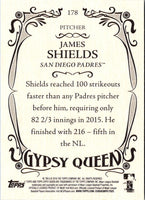 2016 Topps Gypsy Queen James Shields #178