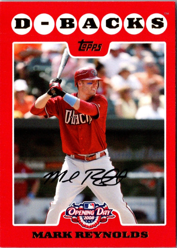 2008 Topps Opening Day Mark Reynolds #38