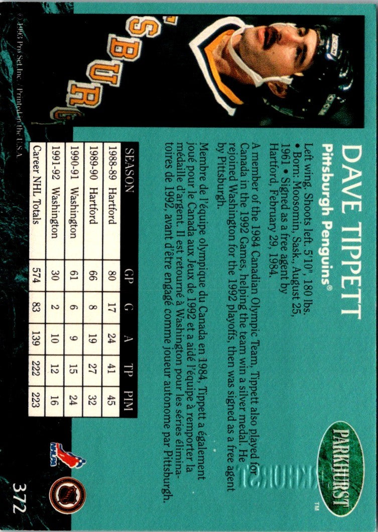 1992 Parkhurst Dave Tippett