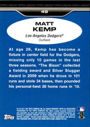 2011 Topps Lineage Matt Kemp