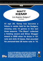2011 Topps Lineage Matt Kemp #49