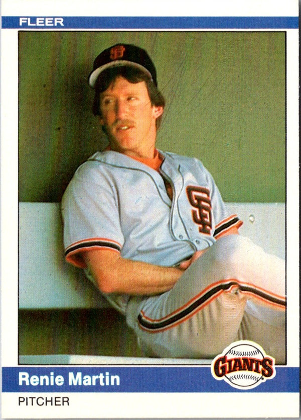1984 Fleer Renie Martin #381