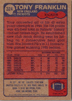 1985 Topps Tony Franklin #324
