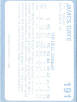 1989 Collegiate Collection North Carolina's Finest James Daye #191