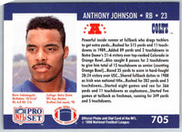 1990 Proset Anthony Johnson #705