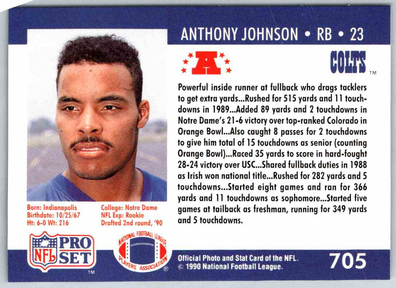 1990 Proset Anthony Johnson