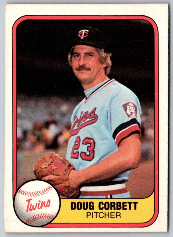 1981 Fleer Doug Corbett #555 Rookie