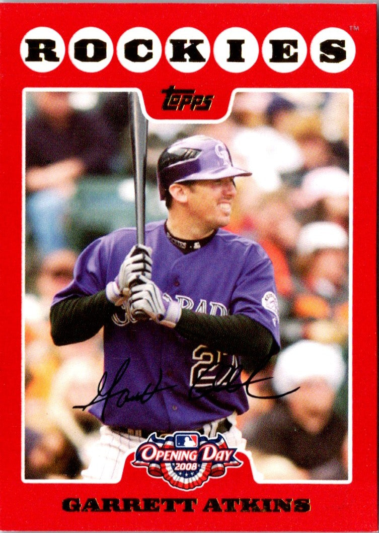 2008 Topps Opening Day Garrett Atkins