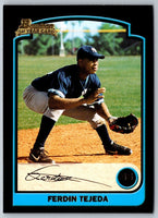 2003 Bowman Draft Picks & Prospects Gold Ferdin Tejeda #BDP104