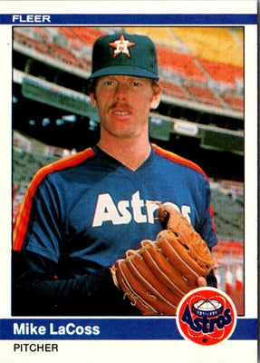 1984 Fleer Mike LaCoss #231