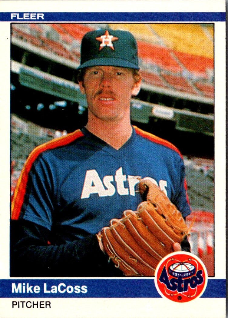 1984 Fleer Mike LaCoss