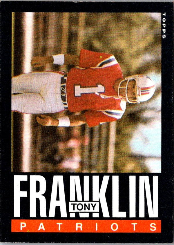 1985 Topps Tony Franklin #324