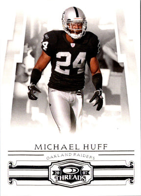 2007 Donruss Threads Michael Huff #134