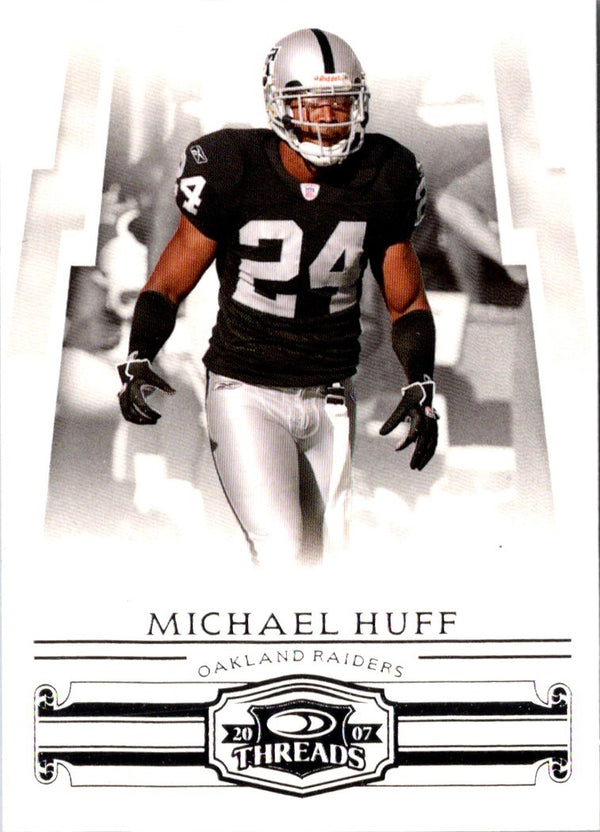 2007 Donruss Threads Michael Huff #134