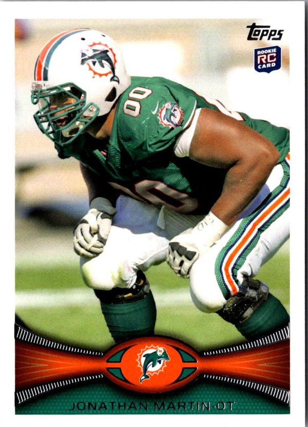 2012 Topps Jonathan Martin #226 Rookie