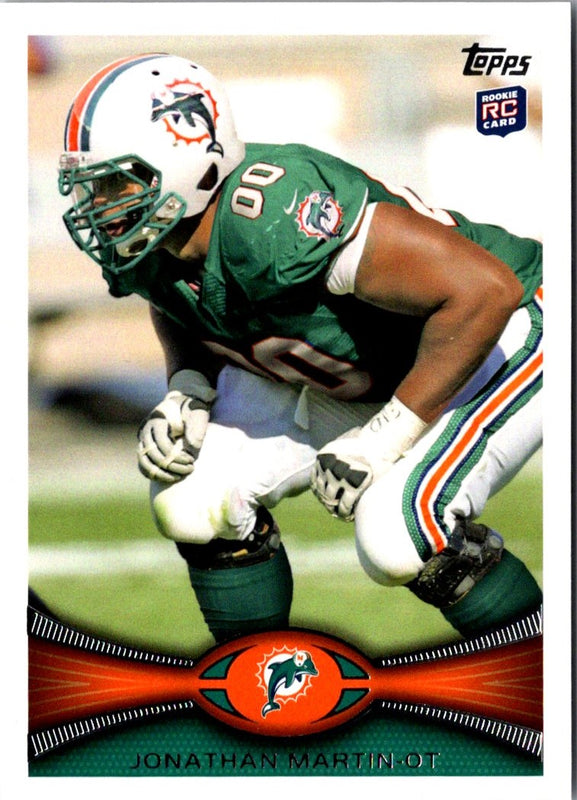 2012 Topps Jonathan Martin #226 Rookie